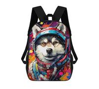 sinyumoney Space Dog Explorer-111 Mochila Escolar, Mochila Informal, Mochila De Día, Mochila Escolar, Mochila De Trabajo, Mochila De Viaje Para Adolescentes, Niñas, Niños, Mujeres Y Hombres 17inch