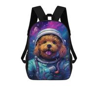 sinyumoney Space Dog Explorer-159 Mochila Escolar Informal Para El Día A Día, Para La Escuela, El Trabajo Y Los Viajes Para Hombres, Mujeres Y Adolescentes. 17inch