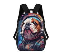 sinyumoney Space Dog Explorer-28 Mochila Escolar Infantil De 17 Pulgadas Con Estampado 3D De Películas De Anime Para Niños, Mochila De Viaje, Mochila Escolar Infantil
