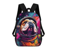 sinyumoney Space Dog Explorer-32 Mochilas Infantiles Impresas En 3D De 17 Pulgadas. Mochila Escolar Informal Impresa En 3D Para Niños De Primaria Y Secundaria.