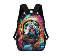 sinyumoney Space Dog Explorer-33 Mochilas Escolares Para La Escuela Secundaria, Preparatoria, Universidad Y Viajes Para Niños/niñas/adolescentes 17inch