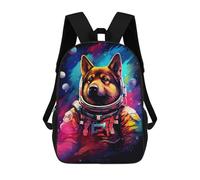 sinyumoney Space Dog Explorer-71 Mochilas Escolares Mochila Escolar Ligera Mochila De Día Mochila Escolar Para La Universidad Para Niños/Niñas/Adolescentes 17inch