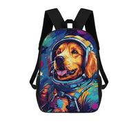 sinyumoney Space Dog Explorer-81 Mochilas Infantiles Mochila Escolar Impresa En 3D Para Niños Mochilas De Viaje Bolsas Para Libros Para Niños 17inch Mochila Escolar