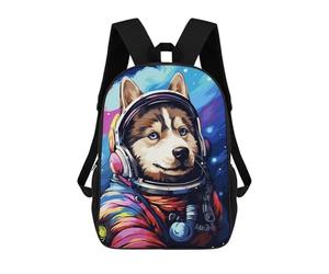 sinyumoney Space Dog Explorer-89 Mochila Escolar Secundaria Informal Para Viajes, Mochilas Para La Escuela Secundaria, Para Acampar, Aventuras Al Aire Libre Y Viajes Diarios 17inch