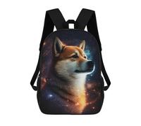sinyumoney Space Dog Portrait -10 17inch Mochila Escolar Impresa En 3D Para Niños, Mochila Escolar Informal De Moda, Mochilas De Viaje Para Niños Y Estudiantes.