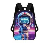 sinyumoney Space ERROR Mochila Escolar De Moda Para Estudiantes, Adecuada Para Niños Y Niñas, Mochila Informal Para Viajes Al Aire Libre, Esencial Para El Día A Día 17inch