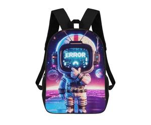 sinyumoney Space ERROR Mochila Escolar De Moda Para Estudiantes, Adecuada Para Niños Y Niñas, Mochila Informal Para Viajes Al Aire Libre, Esencial Para El Día A Día 17inch