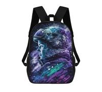 sinyumoney Space Explorer Art Print -1 Mochilas Impresas En 3D Para Niños 17inch Mochilas De Moda Informales Para El Día A Día, Bolsas De Viaje, Mochilas Informales Para Exteriores Para Niños Y Niñas