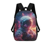 sinyumoney Space Explorer Astronaut in Cosmic Background Mochila Grande Para Portátil Resistente Al Agua Para La Escuela - Perfecta Para Viajes, Trabajo Y Uso Diario 17inch