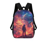 sinyumoney Space Explorer Astronaut on Alien Planet Mochila De Viaje Para La Universidad, Mochilas Para Adolescentes, Chicas, Chicos, Mujeres Y Hombres 17inch