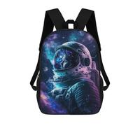 sinyumoney Space Explorer Helmet Art -2 17inch Mochila Escolar Impresa En 3D Para Niños, Mochila Escolar Informal De Moda, Mochilas De Viaje Para Niños Y Estudiantes.
