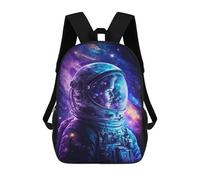 sinyumoney Space Explorer Helmet Art Mochilas De 17 Pulgadas Para Niños, Mochilas Escolares Impresas En 3D Para Estudiantes De Primaria Y Secundaria, Para Niños Y Niñas.