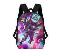 sinyumoney Space Explorer in Neon Dreamscape Mochila Infantil Para Niñas, Mochila Escolar 3D, Mochila Para Niños Pequeños, Mochila Informal De Día, Mochila Escolar De Moda 17inch