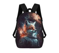 sinyumoney Space Fox Adventure-1 Mochila Ligera Informal Para El Día A Día, Mochila Escolar Para Adolescentes, Chicas, Chicos, Mujeres Y Hombres 17inch