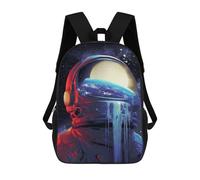sinyumoney Space Helmet with Earth View Mochila Escolar Infantil De 17 Pulgadas Con Estampado 3D, Mochila Moderna Para Niños, Mochilas De Viaje, Bolsas Para Libros, Mochila Escolar Infantil