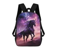 sinyumoney Space Horse Racing Mochila Escolar Resistente Al Agua, Mochila Escolar De Negocios Para Niñas, Niños Y Adolescentes 17inch