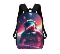 sinyumoney Space Invasion Mochila Escolar Infantil Estampada Para Adultos Y Niños, Mochila De Viaje Para El Día A Día 17inch