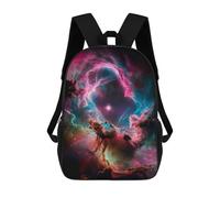 Sinyumoney Space Invasion Mochilas Impresas 3D Para Niños, Bolsas De Escuela De Moda Para Niños Bolsas De Viaje, Bolsas De Escuela Para Estudiantes De Primaria, Cosmic Dreamscape, 17"