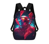 Sinyumoney Space Invasion Mochilas Impresas 3D Para Niños, Bolsas De Escuela De Moda Para Niños Bolsas De Viaje, Bolsas De Escuela Para Estudiantes De Primaria, Disolver, 17"