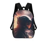 Sinyumoney Space Invasion Mochilas Impresas 3D Para Niños, Bolsas De Escuela De Moda Para Niños Bolsas De Viaje, Bolsas De Escuela Para Estudiantes De Primaria, The Last Astronaut, 17"