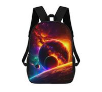 Sinyumoney Space Invasion Mochilas Impresas 3D Para Niños, Bolsas De Escuela De Moda Para Niños Bolsas De Viaje, Bolsas De Escuela Para Estudiantes De Primaria, Aethera, 17"