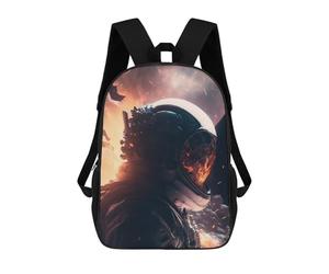Sinyumoney Space Invasion Mochilas Impresas 3D Para Niños, Bolsas De Escuela De Moda Para Niños Bolsas De Viaje, Bolsas De Escuela Para Estudiantes De Primaria, The Last Astronaut, 17"