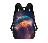 sinyumoney Space Jellyfish Milky Way Mochila Grande Escolar Para Niños - Perfecta Para Viajes, Trabajo Y Uso Diario 17inch