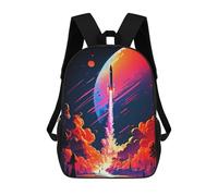 sinyumoney Space Journey Mochila Escolar Para Niños Con Impresión 3D, Mochila Moderna Para Niños Y Niñas, Mochila Informal Para Estudiantes. 17inch