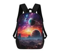 sinyumoney Space Landscape Planets Mochila Escolar Grande Resistente Al Agua Para Portátil Para Niños/niñas/adolescentes 17inch