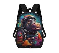 sinyumoney Space Monkey Explorer Mochila Escolar Para Secundaria, Mochila Informal Para Niñas Y Adolescentes 17inch