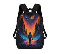 sinyumoney Space Odyssey Astronaut's Journey -5 Mochila Infantil, Mochila Escolar Impresa En 3D, Mochila Para Niños Y Niñas, Mochila Escolar Ajustable Para La Escuela Primaria 17inch