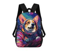 sinyumoney Space Panda Adventure - Mochila escolar duradera para laptop, para camping, aventuras al aire libre y viajes diarios, Estilo-19-1, 17"