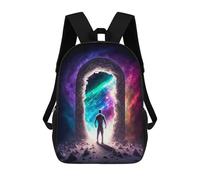 sinyumoney Space Portal Mochila Escolar Mochilas Escolares Para Niñas Y Niños Mochila Con Bolsillo Mochila Escolar De Moda Mochila Infantil 17inch