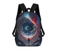 sinyumoney Space Portal Vision Mochila Infantil, Mochila Escolar Infantil, Mochilas Escolares Impresas En 3D Para Niños Y Estudiantes Adolescentes 17inch