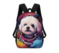 sinyumoney Space Pup Adventure -22 Mochilas Infantiles Impresas En 3D Para Niños. Mochilas De Viaje De Moda Para Niños. Mochila Escolar Para Estudiantes De Primaria Y Secundaria.