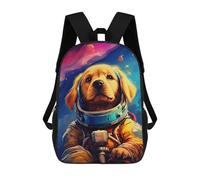 sinyumoney Space Pup Adventure -41 Mochila Escolar Impresa En 3D 17inch Mochilas De Moda Para Niños, Mochilas Escolares Para Niños De Primaria Y Secundaria