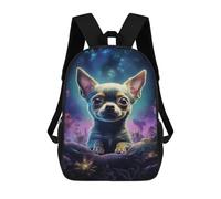 sinyumoney Space Pup Adventure -43 Mochilas Para Niños 17inch Mochila Escolar Mochila Escolar Impresa En 3D Para Niños De Primaria Y Secundaria