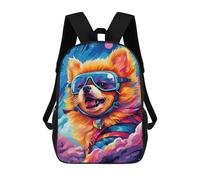 sinyumoney Space Pup Adventure -45 Mochilas Infantiles Impresas En 3D De 17 Pulgadas. Mochila Escolar Informal Impresa En 3D Para Niños De Primaria Y Secundaria.