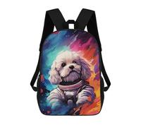 sinyumoney Space Pup Adventure -50 Mochilas Infantiles Mochila Escolar Impresa En 3D Para Niños Mochilas De Viaje Bolsas Para Libros Para Niños 17inch Mochila Escolar