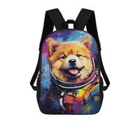 sinyumoney Space Pup Adventure -9 Mochila Escolar Impresa En 3D 17inch Mochilas De Moda Para Niños, Mochilas Escolares Para Niños De Primaria Y Secundaria