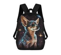 sinyumoney Space Pup Cosmic Canine Art Print Mochila Escolar Infantil Impresa En 3D 17inch Mochilas De Moda Para Niños De Primaria Y Secundaria