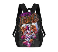 sinyumoney Space Rocker Astronaut Guitarist Mochilas Infantiles Impresas En 3D Para Niños, Mochilas Escolares De Moda, Mochilas De Viaje, Mochilas Escolares Para Niños De Primaria 17inch