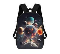 sinyumoney Space Scene with Planets Mochila Escolar Ligera Para Aeropuerto, Estudiantes Universitarios, Mochila Para Hombres, Mujeres Y Adolescentes 17inch