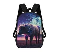 sinyumoney Space Sheep Mochilas Para Niños Mochilas Escolares Mochila Escolar Para Niños Impresa En 3D Mochilas De Viaje De Moda Para Niños De Primaria Y Secundaria 17inch