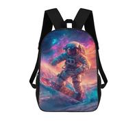 sinyumoney Space Snowboarding Adventure Mochila Escolar, Bolso De Negocios, Bolso Para Portátil Duradero Para Campus, Actividades Al Aire Libre, Viajes Y Deportes 17inch
