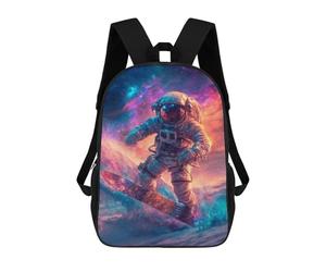 sinyumoney Space Snowboarding Adventure Mochila Escolar, Bolso De Negocios, Bolso Para Portátil Duradero Para Campus, Actividades Al Aire Libre, Viajes Y Deportes 17inch