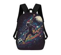 sinyumoney Space Soccer Odyssey Mochila Infantil De Moda Divertida Mochila Escolar Para Niños Y Adolescentes Con Impresión 3D Para Niños 17inch