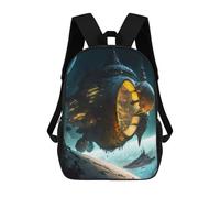 sinyumoney Space Station Odyssey -1 Mochila Infantil Para Niñas, Mochila Escolar 3D, Mochila Para Niños Pequeños, Mochila Informal De Día, Mochila Escolar De Moda 17inch