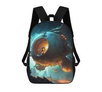 sinyumoney Space Station Odyssey -2 Mochila Escolar Para Niñas Mochila Impermeable Mochila Informal De Día Mochila Ligera Para Niño Y Niña Mochila Escolar 17inch