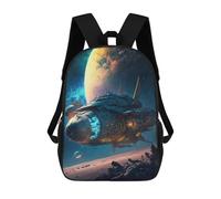 sinyumoney Space Station Odyssey -4 Mochila Escolar Infantil Impresa En 3D Para Niños, Mochila De Viaje De Alta Capacidad, Bolsas Para Libros, Mochila Escolar Infantil 17inch